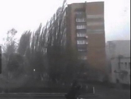 Как торфяная буря шла по Пинску (видео)