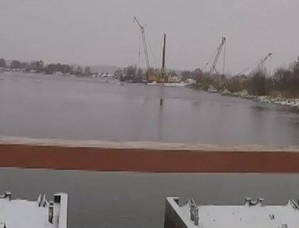 В Славгородском районе начали строить мост к Голубой кринице