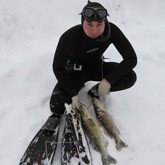 Подводная охота в Беларуси зимой