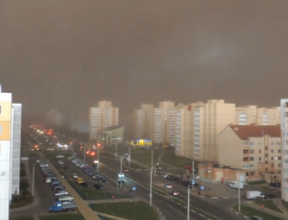 Видео «торфяной бури» в Солигорске стало одним из хитов Байнета