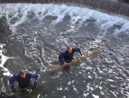 Сотрудники МЧС спасли утят на Цнянском водохранилище в Минске